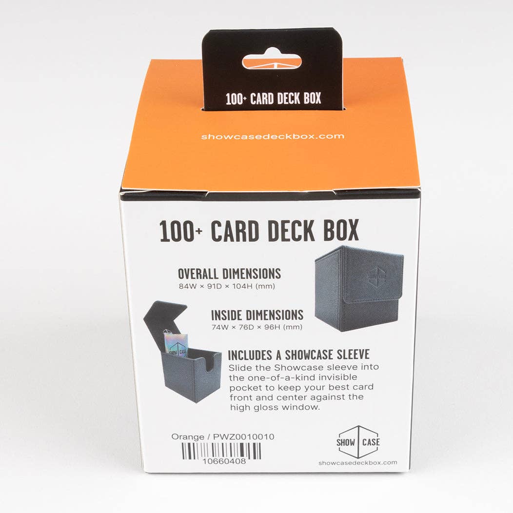 Showcase 100+ Deck Box - Orange