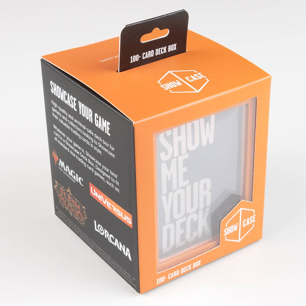 Showcase 100+ Deck Box - Orange
