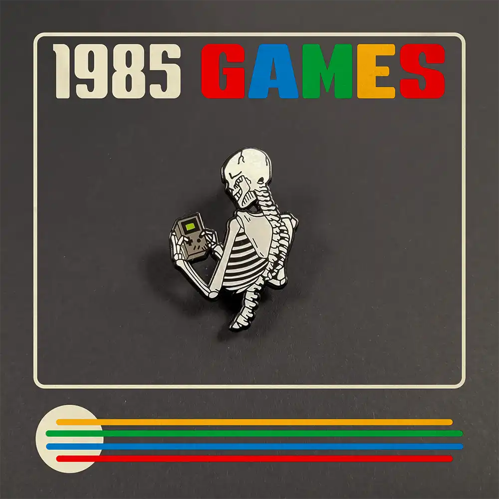 Pin: Skeleton Gameboy