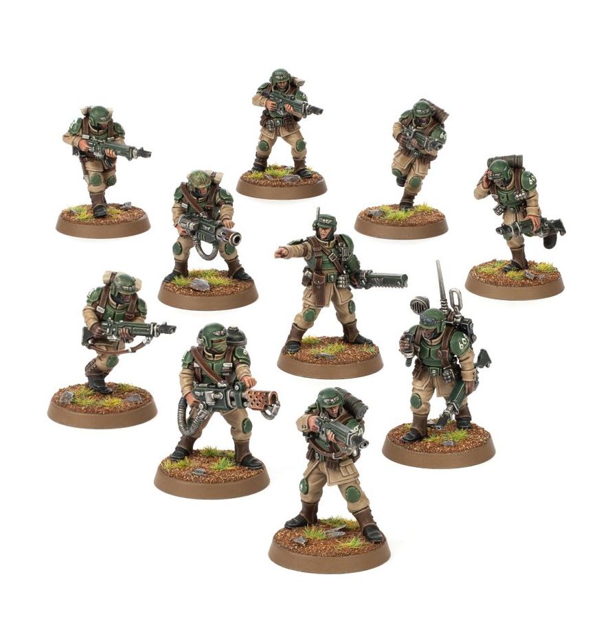 Astra Militarum Cadian shock troop
