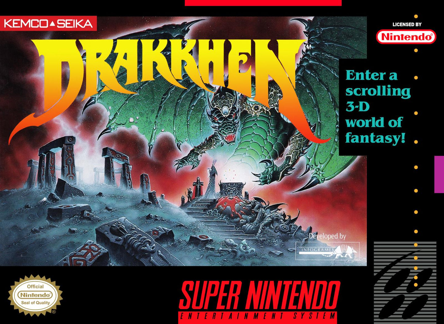Drakkhen - Super Nintendo