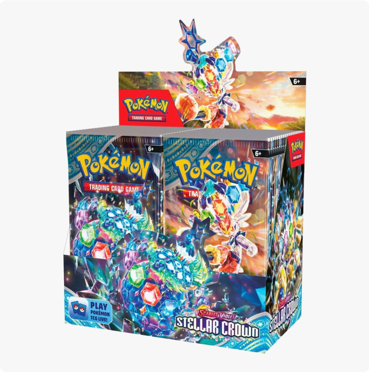 Pokemon Scarlet Violet: Stellar Crown booster packs