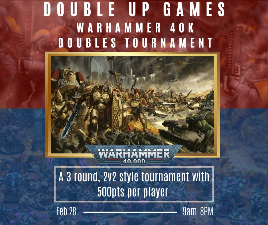 Double Up Games Warhammer 40k Event