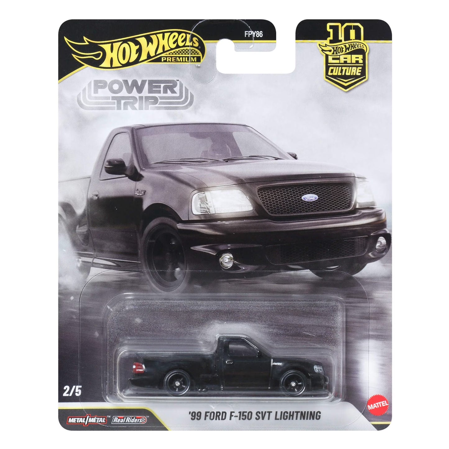 Hot Wheels Premium Power Trip 99 Ford F-150 SVT Lightning #2/5 Car Culture FPY86