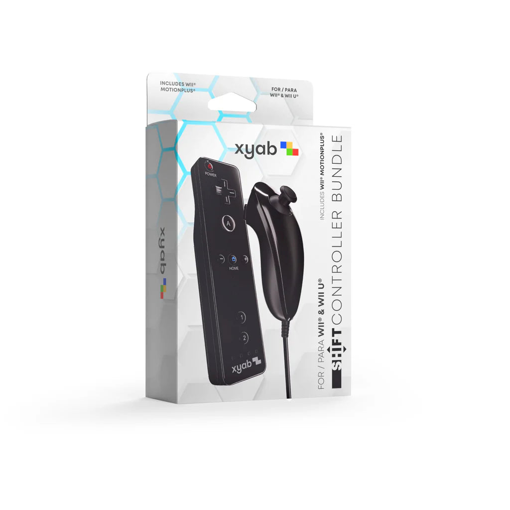 XYAB Shift Black Controller Bundle - Wii