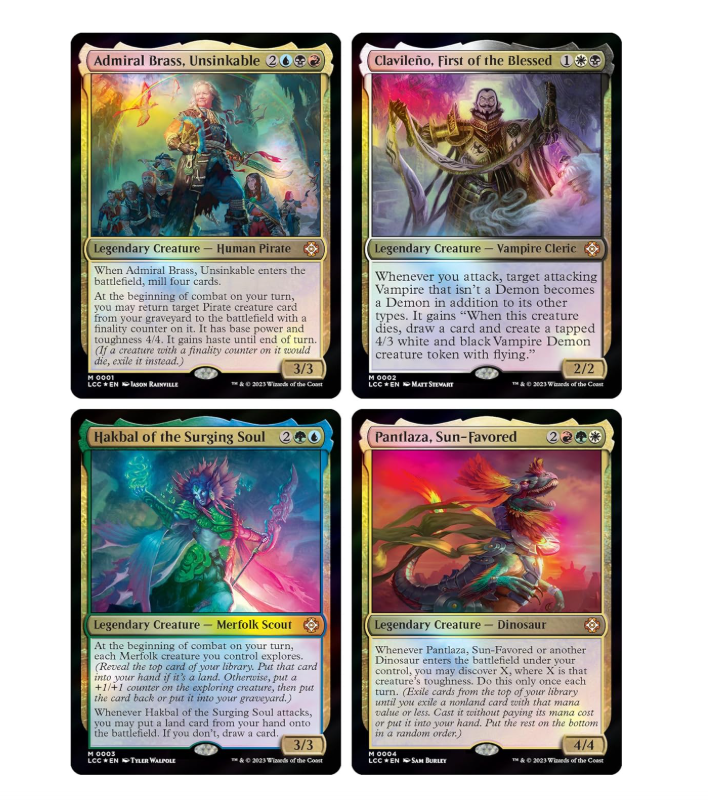 The Lost Caverns of Ixalan Commander Decks: The Lost Caverns of Ixalan (LCC)