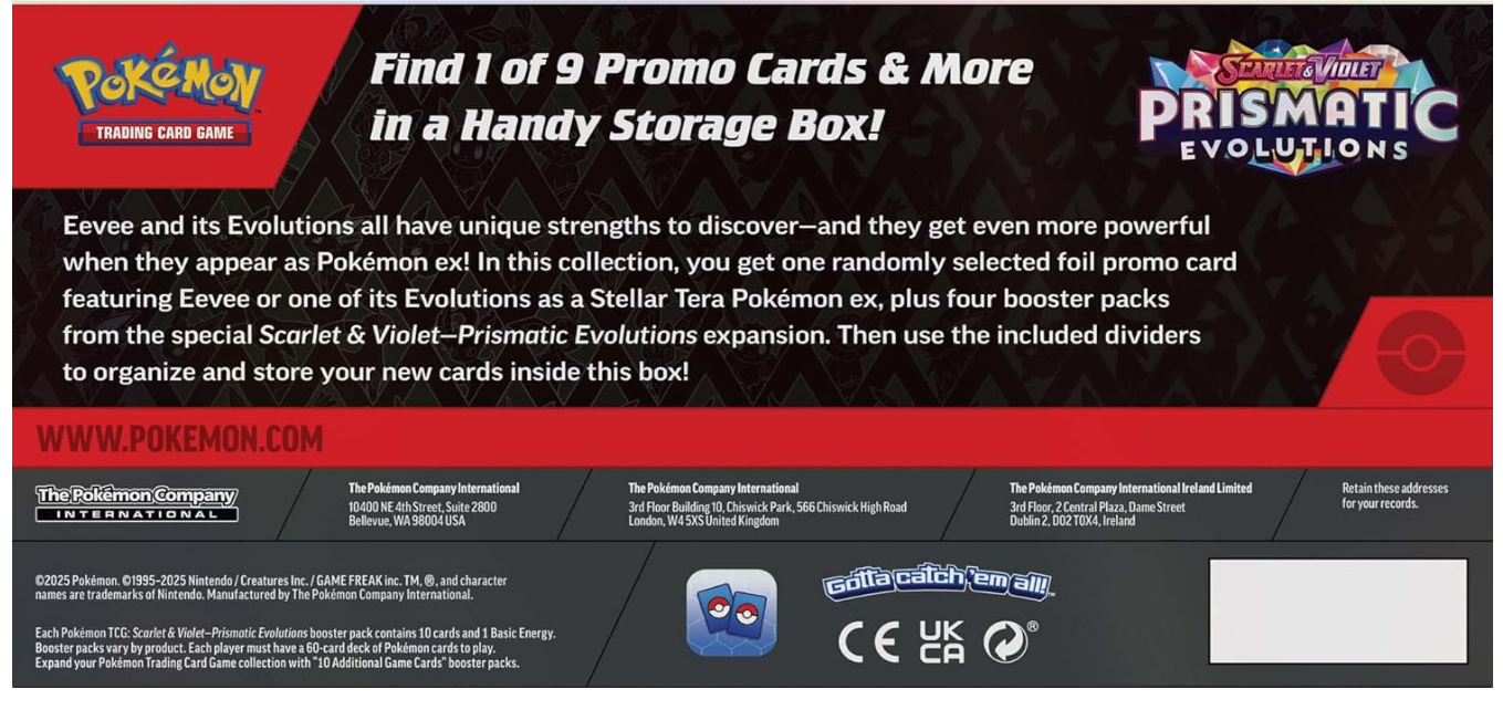 Prismatic Evolutions Surprise Box - SV: Prismatic Evolutions (PRE)