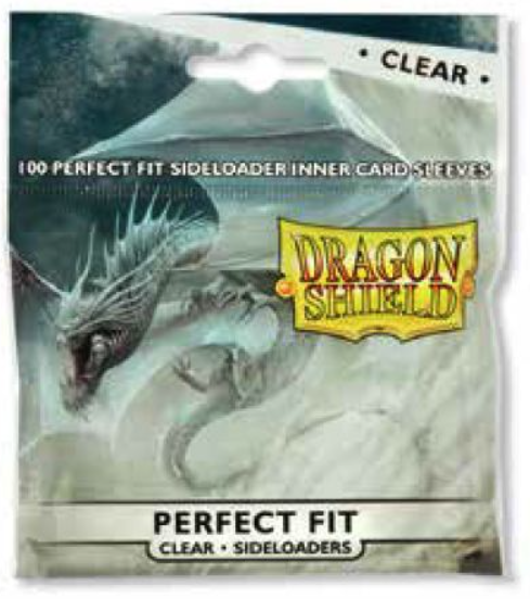 DRAGON SHIELDS - PERFECT FIT SIDE LOAD 100CT PACK: CLEAR