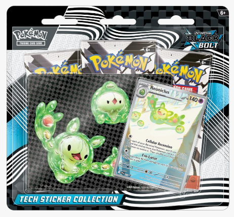 Black Bolt / White Flare Tech Sticker Collection