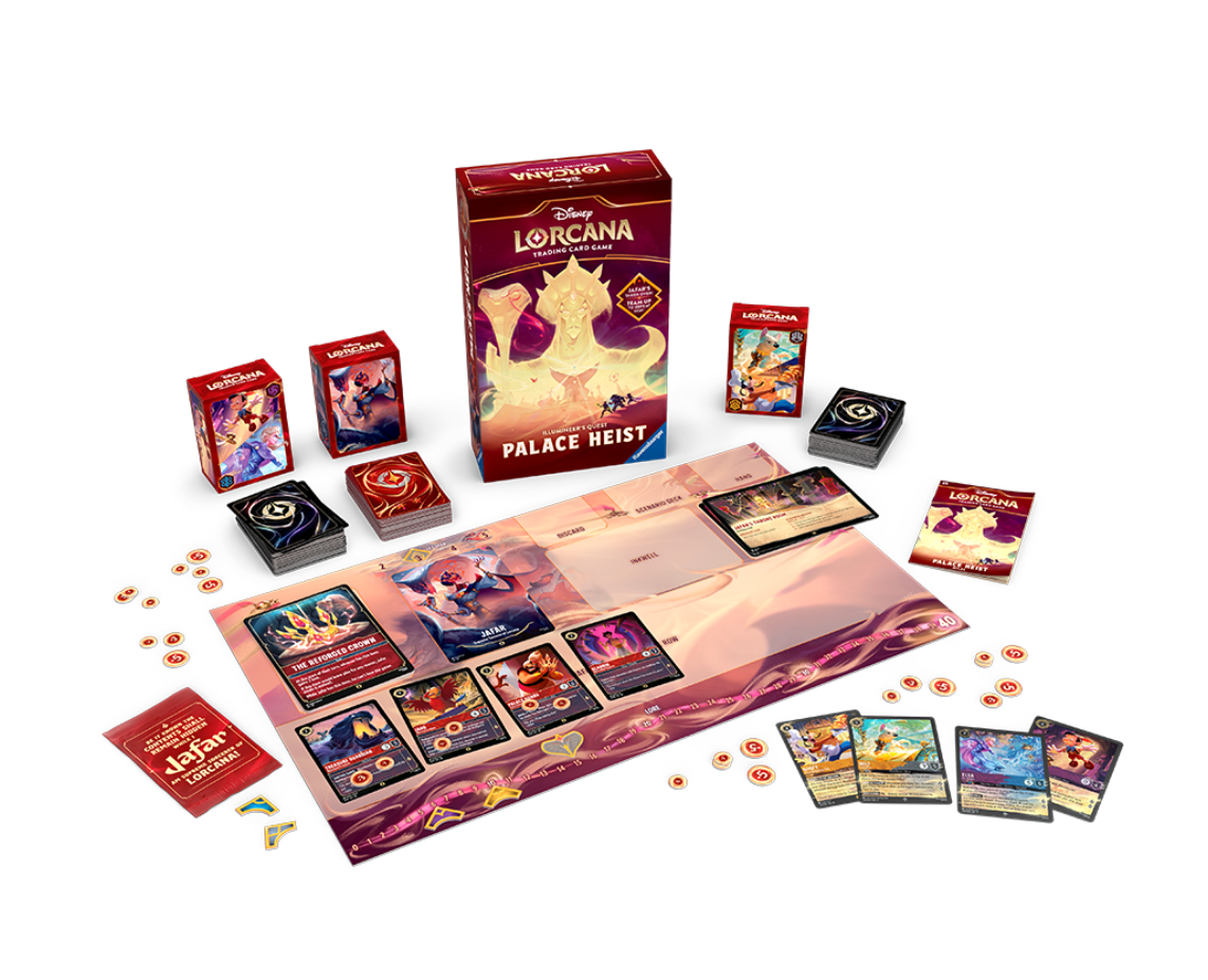 Disney Lorcana TCG: Illumineer’s Quest – Palace Heist | Cooperative Adventure Against Jafar