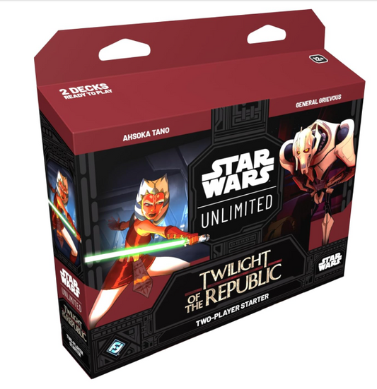 Star Wars Unlimited: Two Player Starter decks Twighlight of the Republic