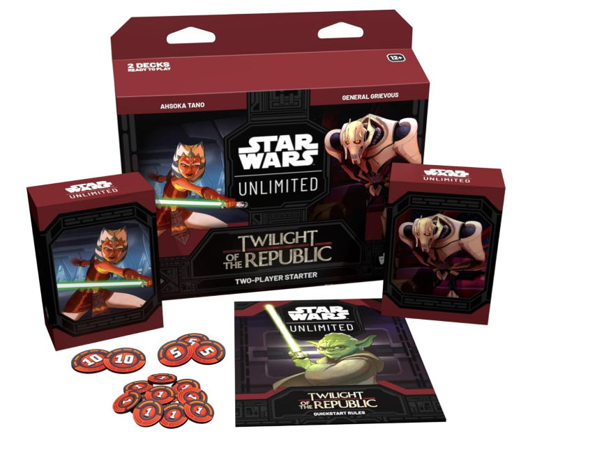 Star Wars Unlimited: Two Player Starter decks Twighlight of the Republic