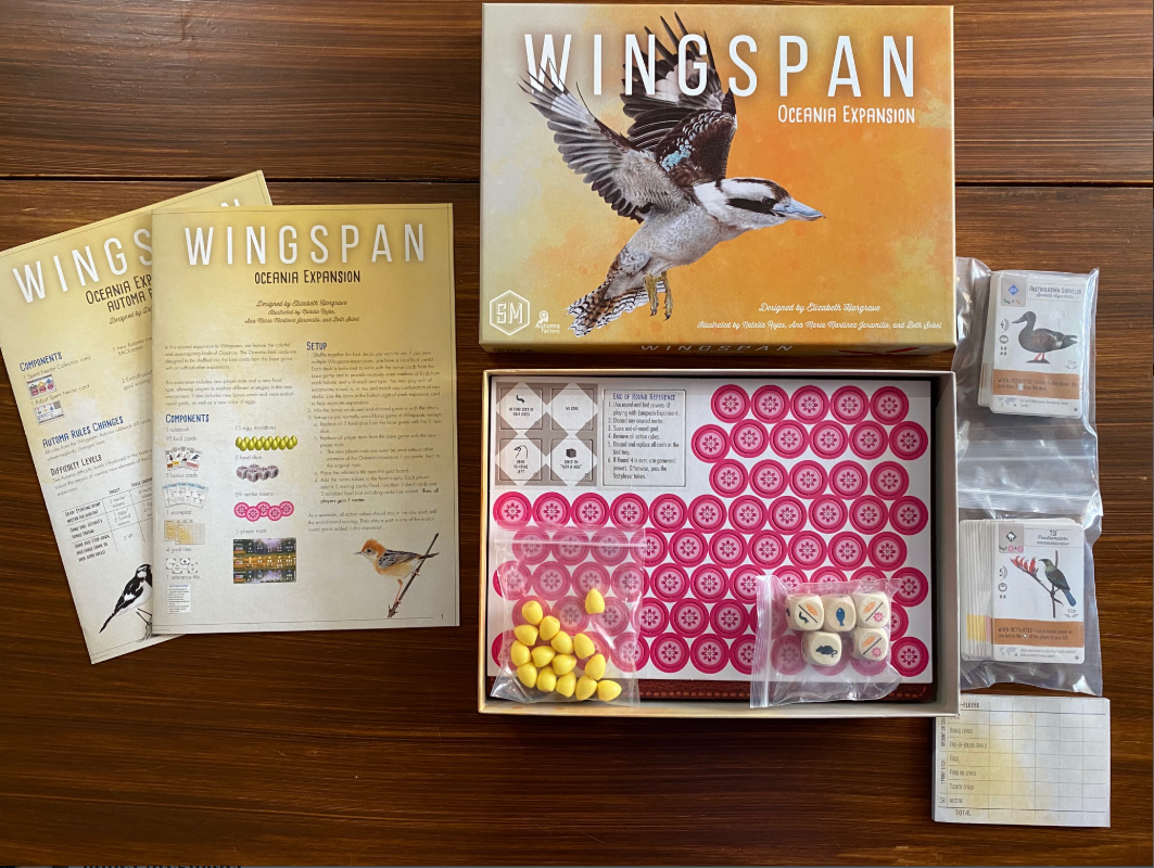 Wingspan Oceania Expansion