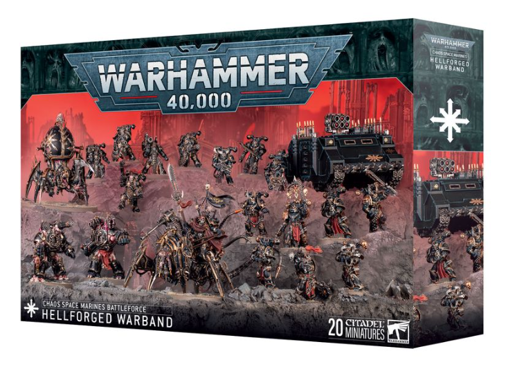 Chaos Space Marines Battleforce: Hellforged Warband
