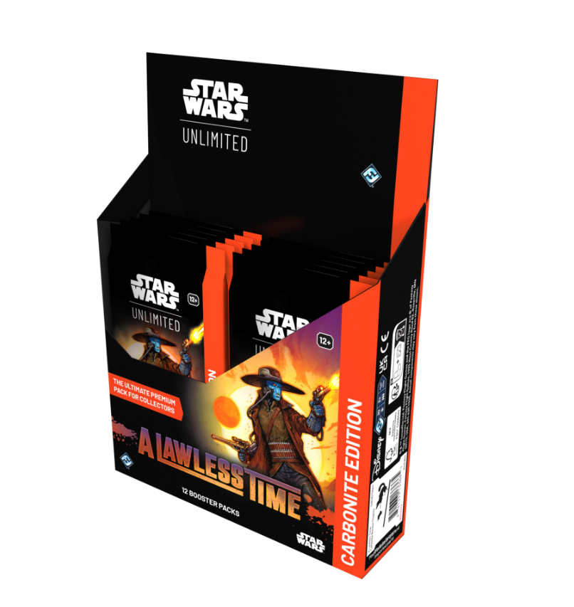Star Wars: Unlimited - A Lawless Time Carbonite Booster Display
