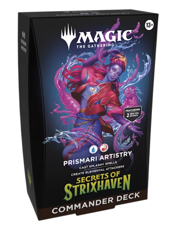 Magic The Gathering: Secrets of Strixhaven Commander Precon Prismari Artistry