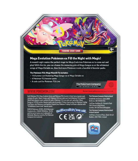 Pokémon TCG: Mega Moonlit Tin(s)