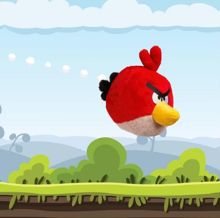 Angry Birds Plush Doll Red 8"