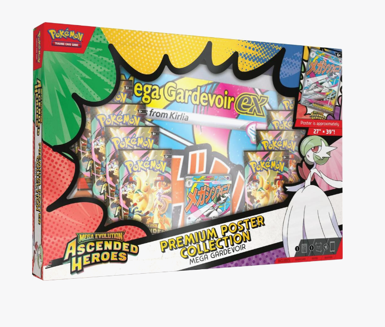 Pokemon Mega Evolutions 2.5 Ascended Heroes Premium Poster Collection