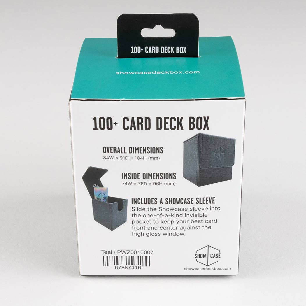 Showcase 100+ Deck Box - Teal