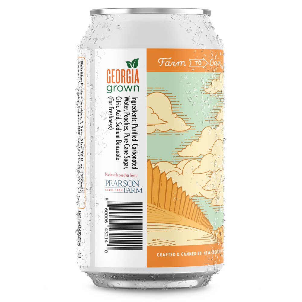 Peches Georgia Peach Soda (Case of 16)