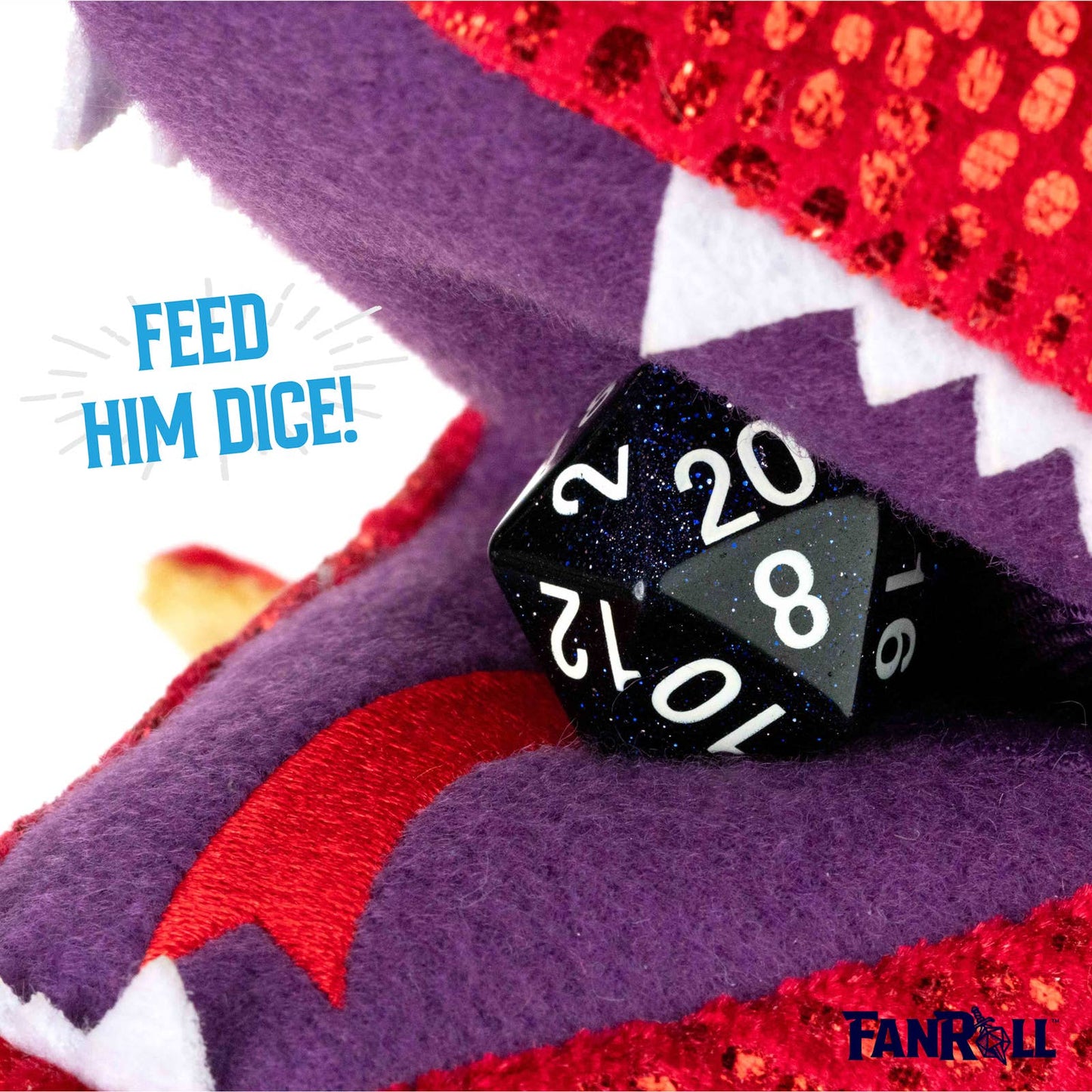 Dragon Plush Dice Bag