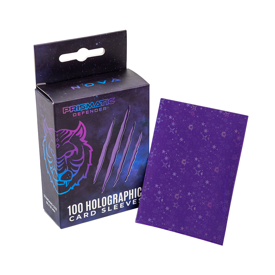Holographic Card Sleeves - Standard Size - 3 Foil Designs
