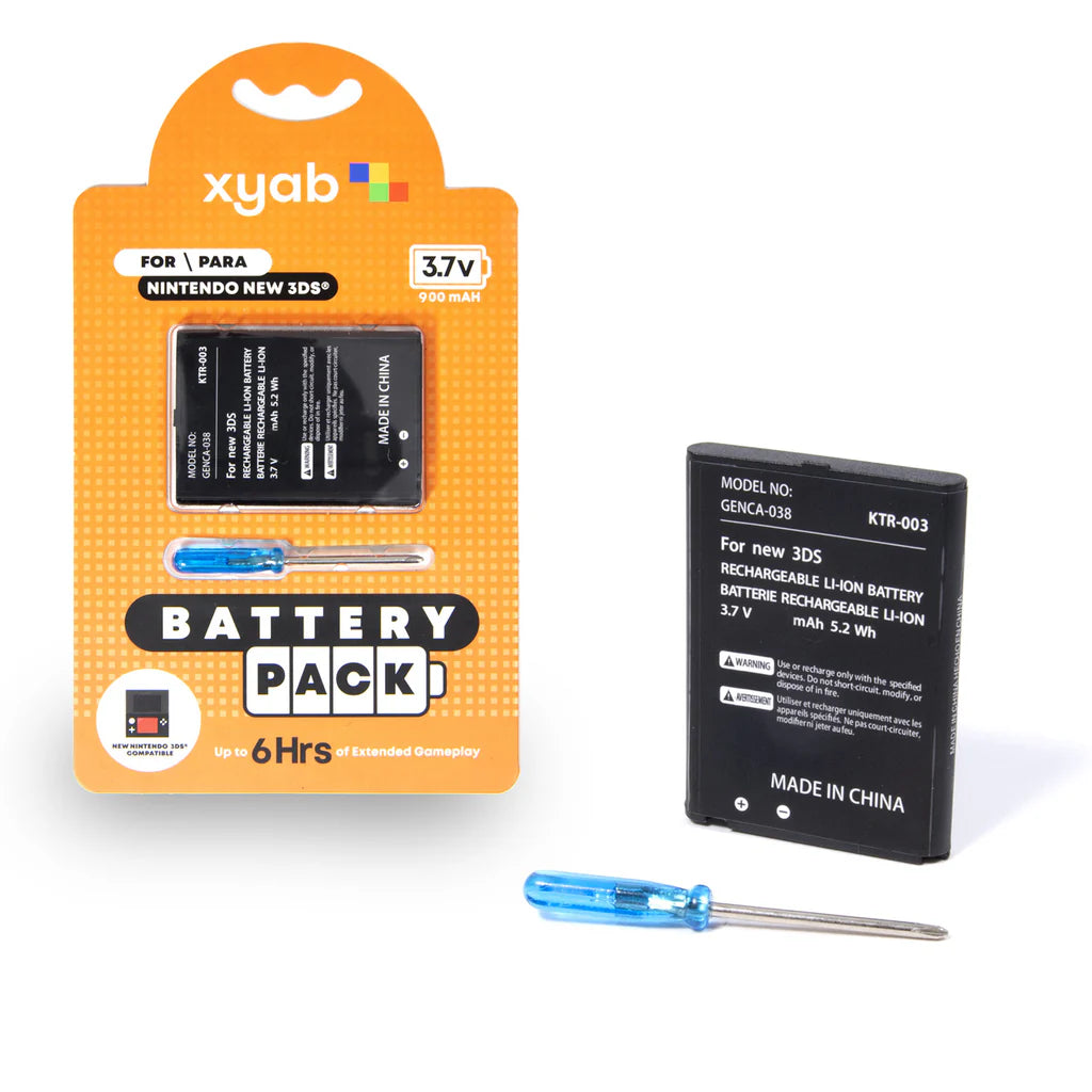 XYAB "New" 3ds Rechargeable Battery Pack - Nintendo 3DS