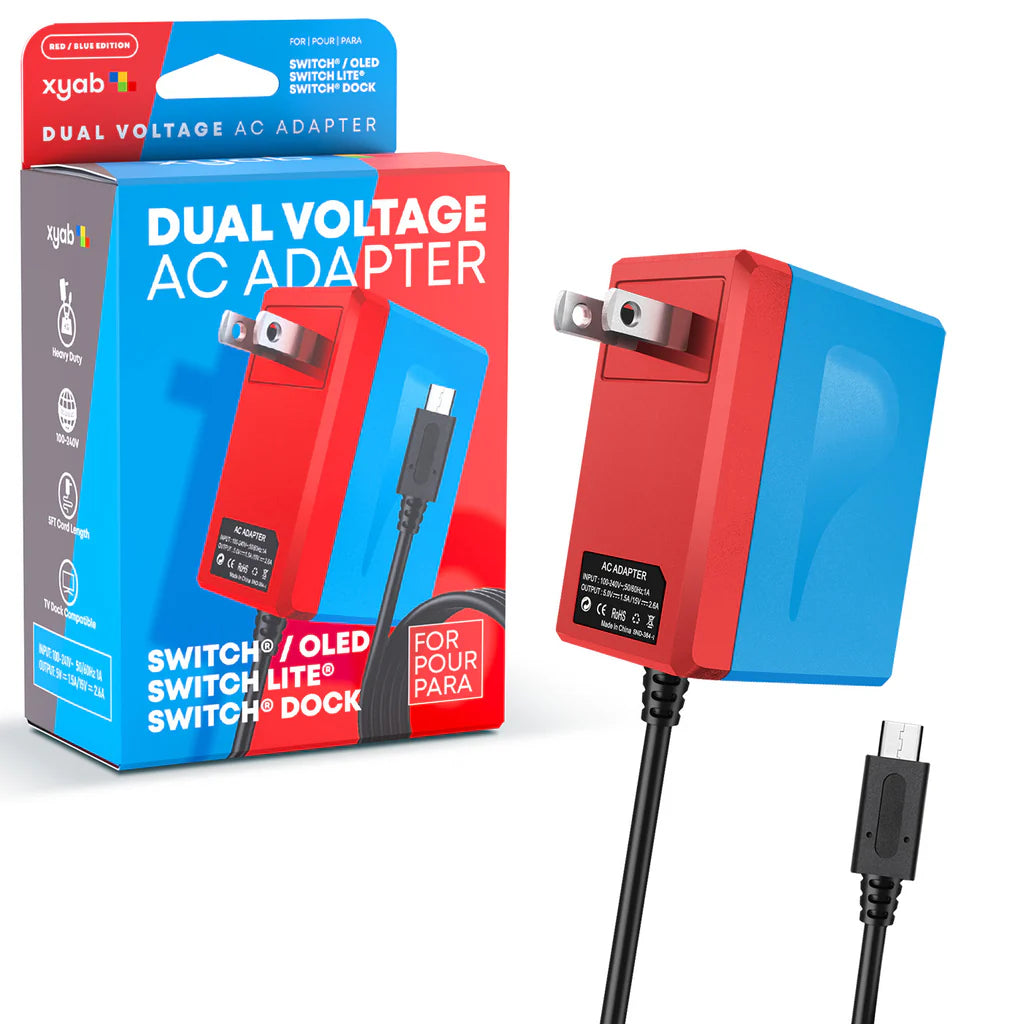 Red/Blue Nintendo Switch CHarger - Nintendo Switch