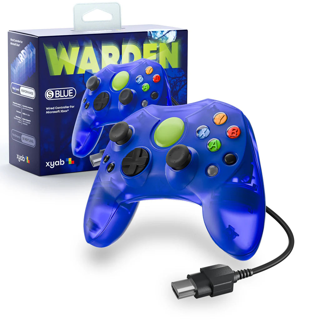 XYAB Clear Blue WARDEN Wired Controller - Xbox