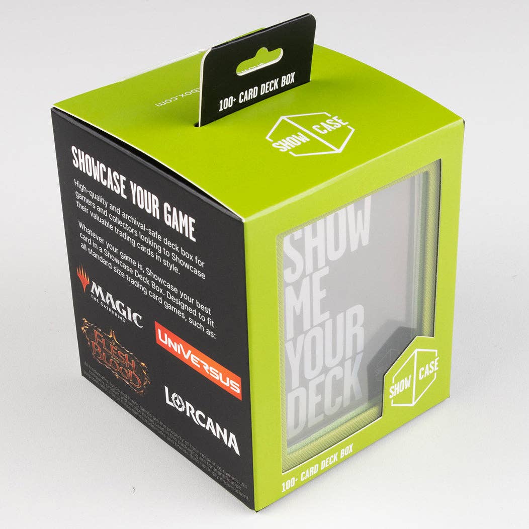 Showcase 100+ Deck Box - Lime