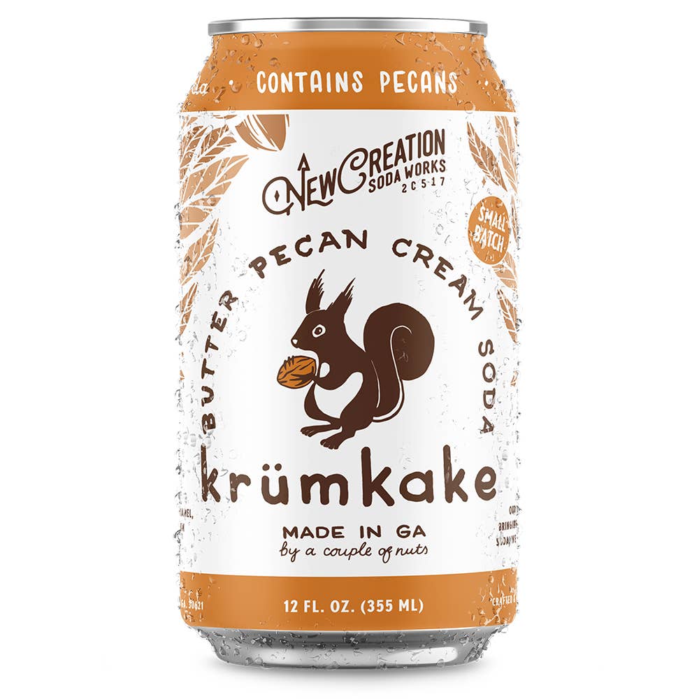 Krumkake Butter Pecan Cream Soda (Case of 16)