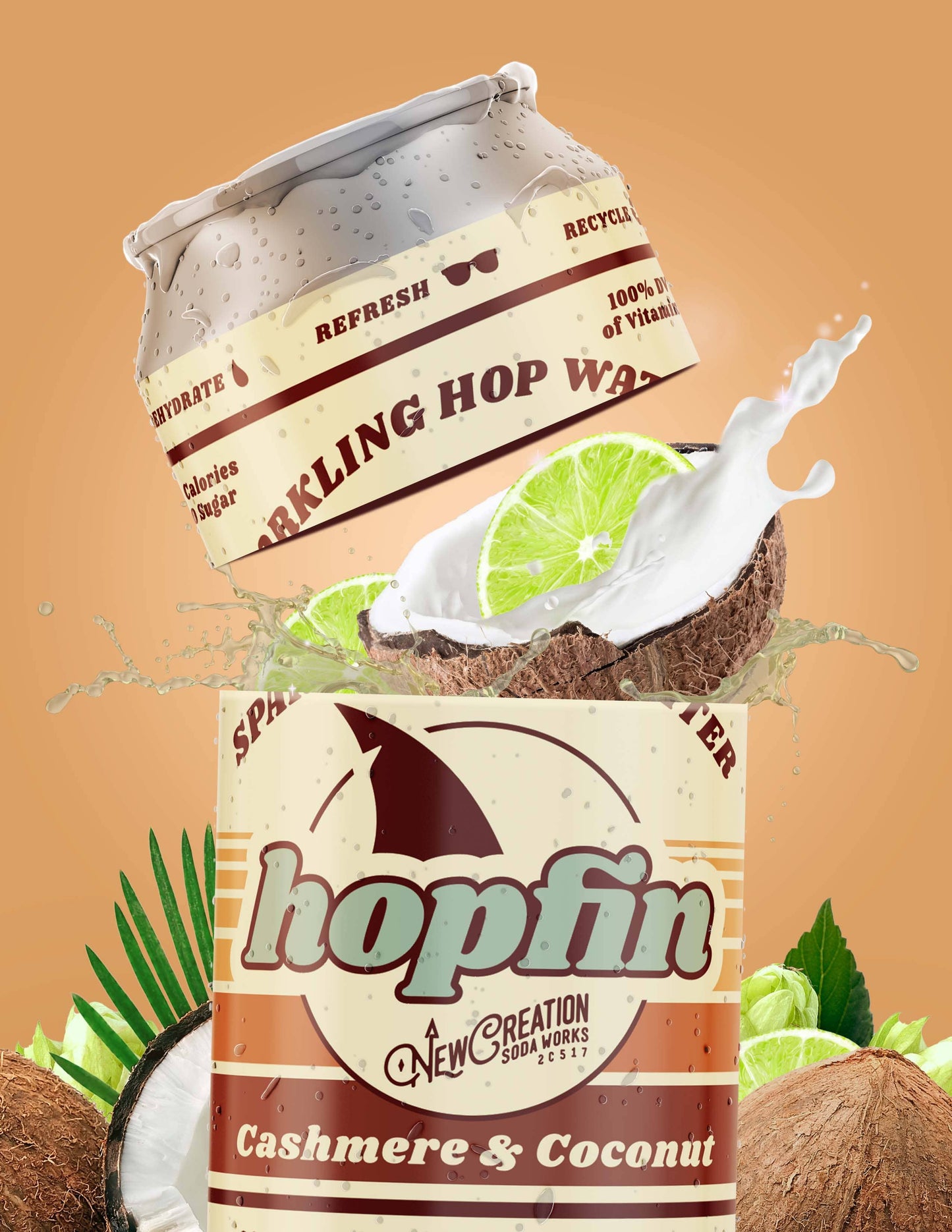 Hopfin Cashmere and Coconut (Case of 16)