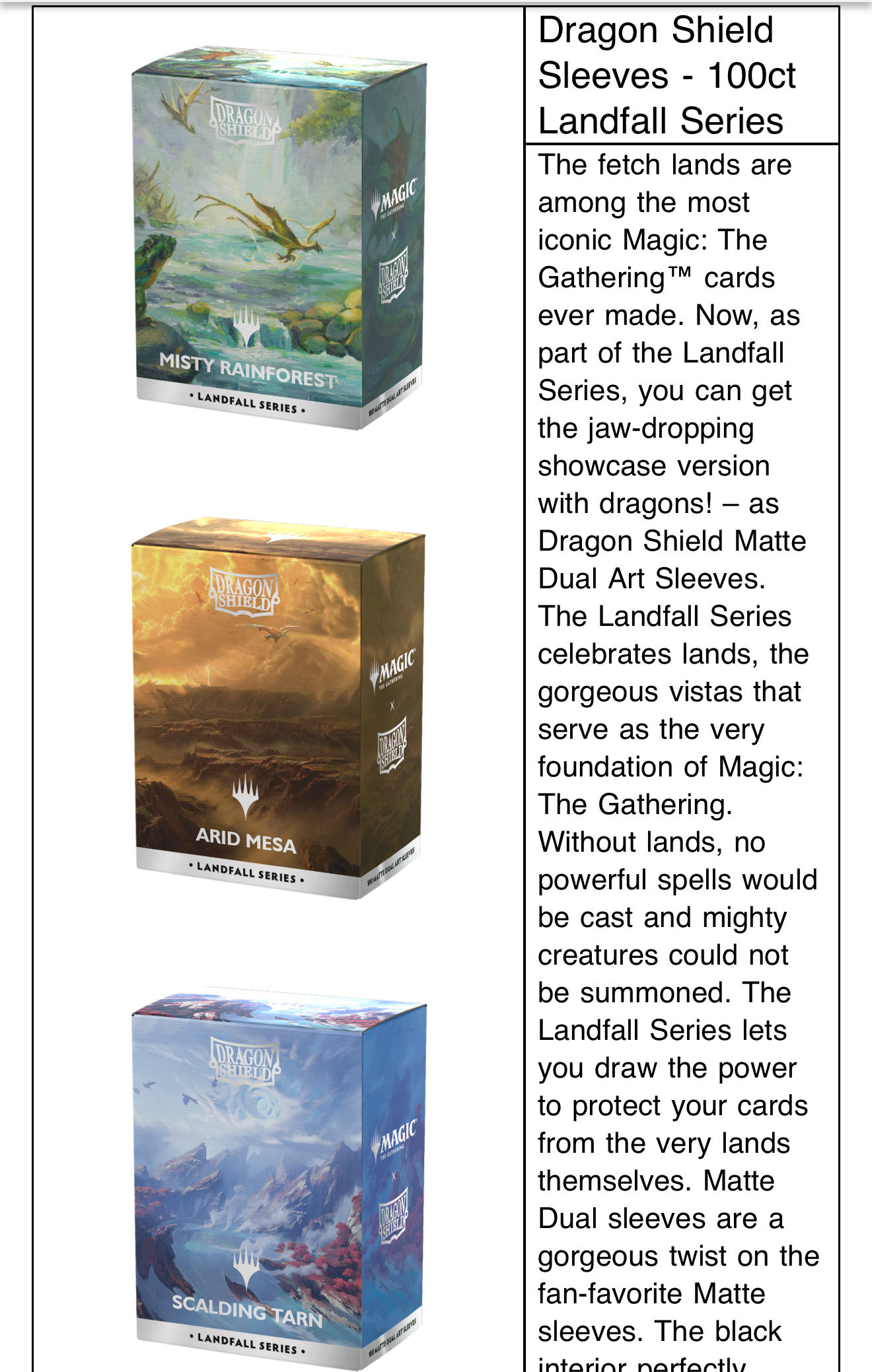 Fetch land pre order