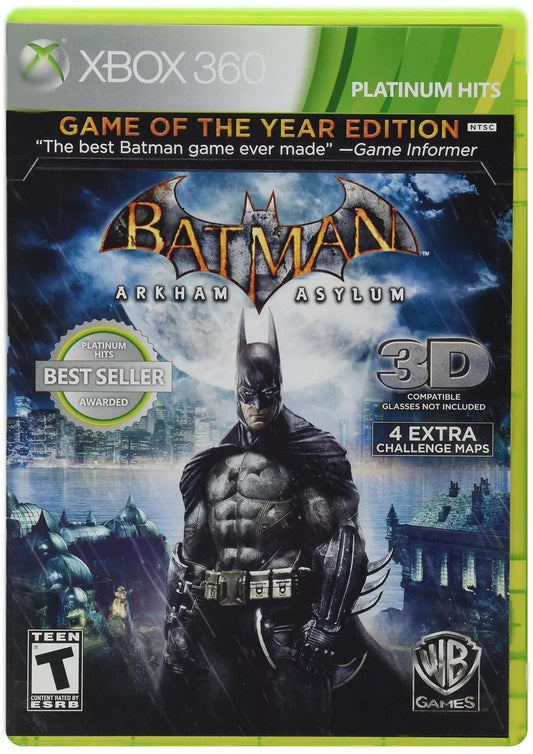 Batman: Arkham Asylum [Game Of The Year Edition Platinum Hits] - Xbox 360
