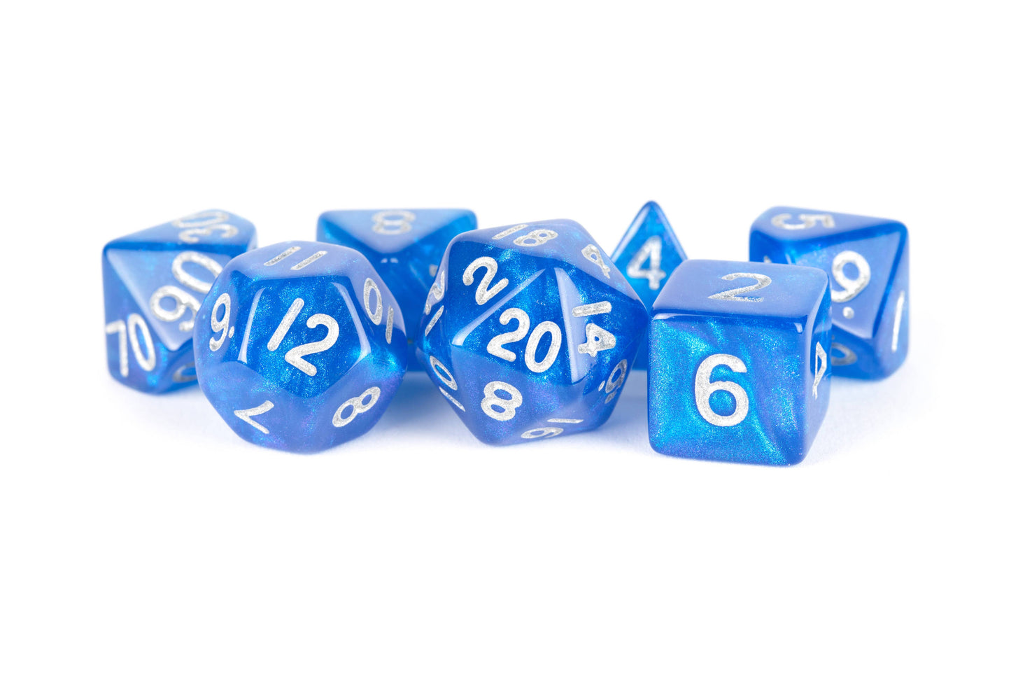 Stardust Acrylic Polyhedral Dice Set (8 Options)