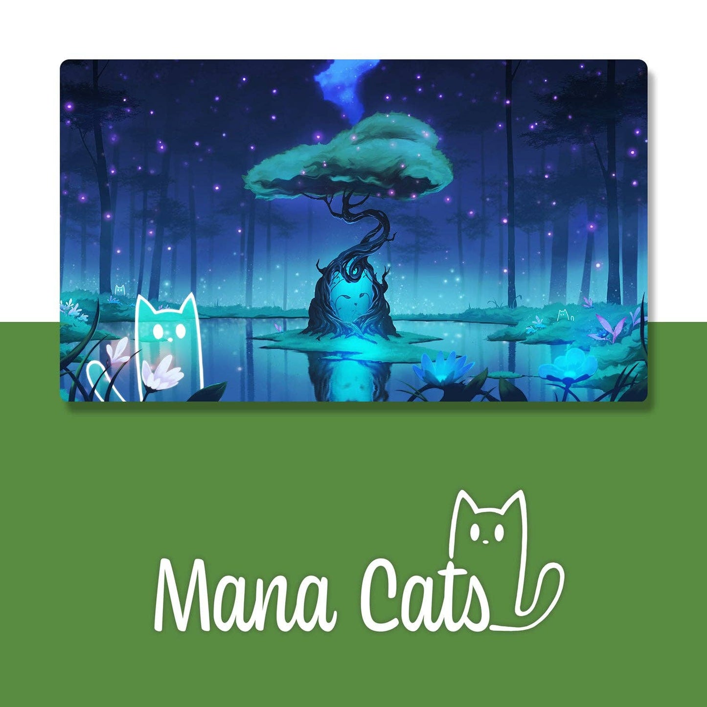 ManaCat Forest Playmat