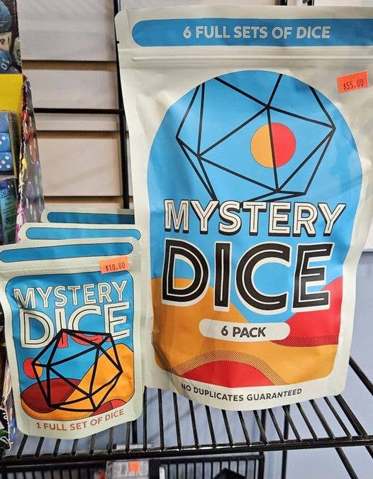 Mystery Dice - full set of 7 Polyhedral Dice