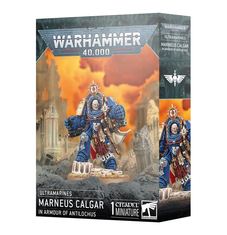 Warhammer 40K: Ultramarines Marneus Calgar (In Armour of Antilochus)