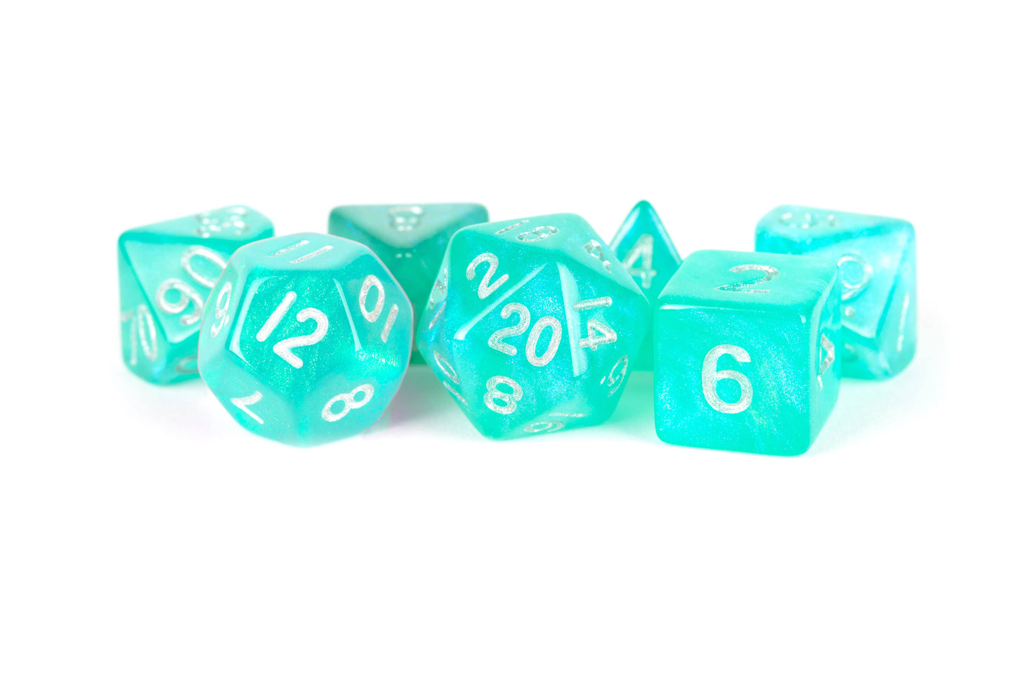 Stardust Acrylic Polyhedral Dice Set (8 Options)