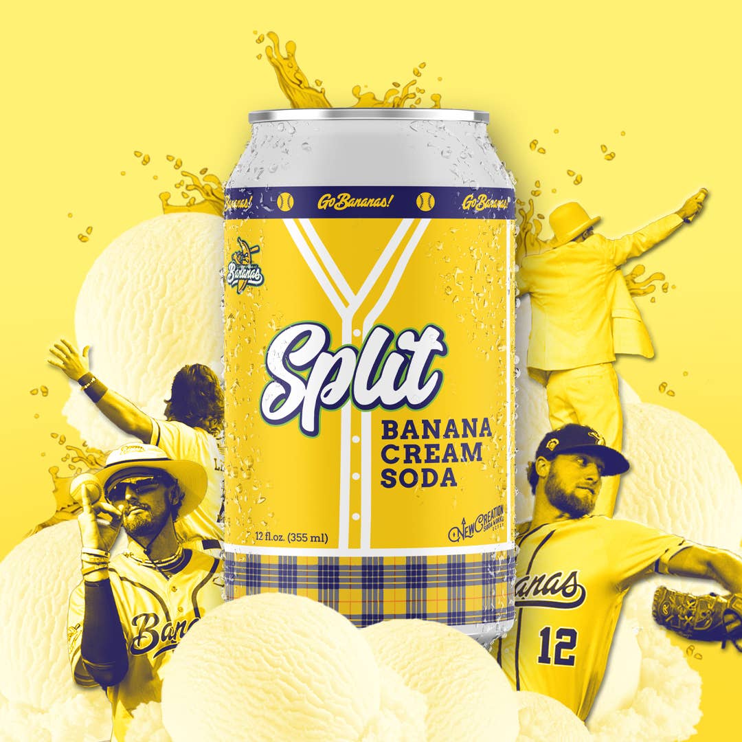 Split Banana Cream Soda (Case of 16)