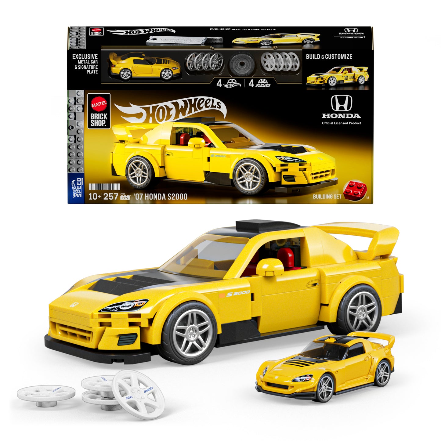 MATTEL BRICK SHOP HOT WHEELS SPEED SERIES HONDA