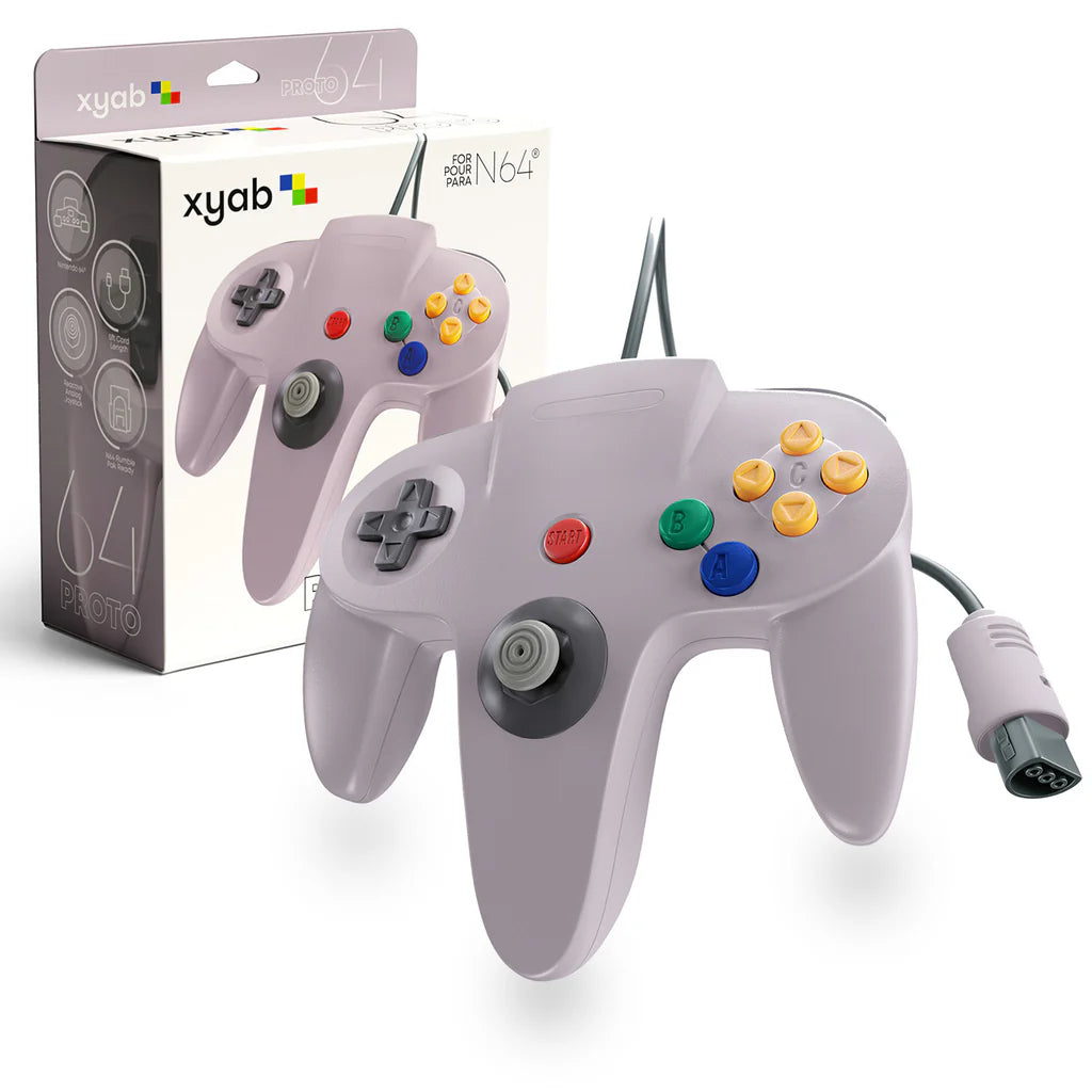PROTO64 Wired Controller Gray - Nintendo 64