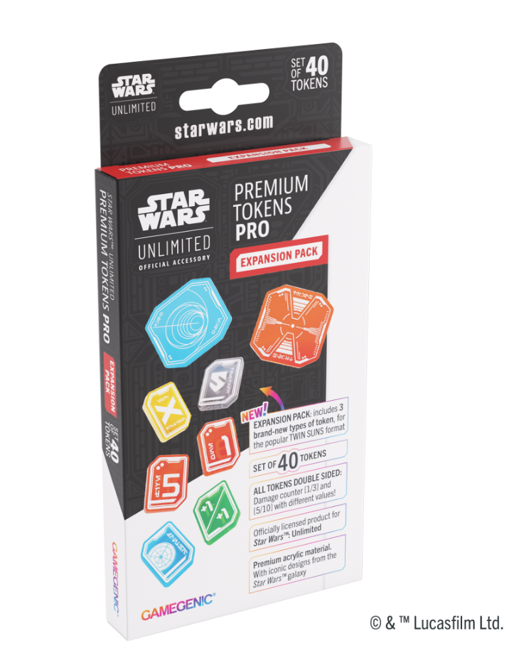Gamegenic STAR WARS : Unlimited Premium Tokens Pro Expansion Pack
