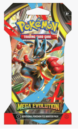 Mega Evolution Sleeved Booster Pack - ME01: Mega Evolution (MEG)