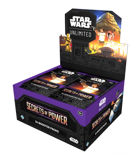 Star Wars: Unlimited - Secrets of Power Booster Display
