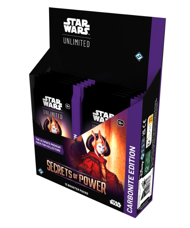 Star Wars: Unlimited - Secrets of Power Carbonite Booster Display