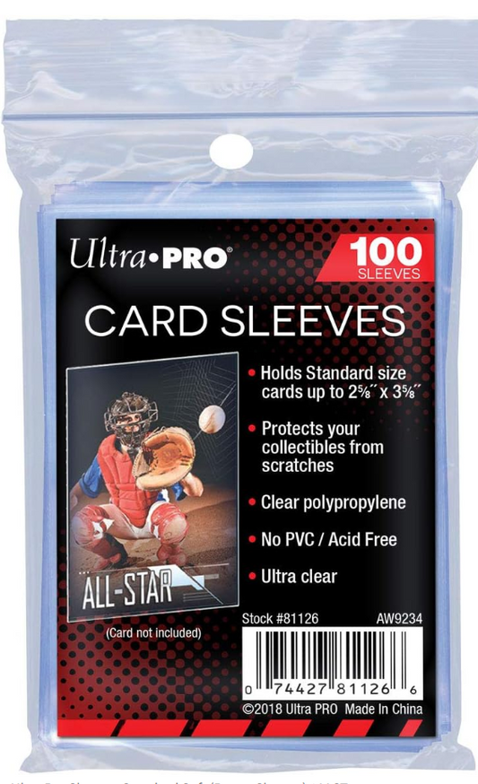 Ultra Pro Sleeves: Standard Soft (Penny Sleeves) 100CT