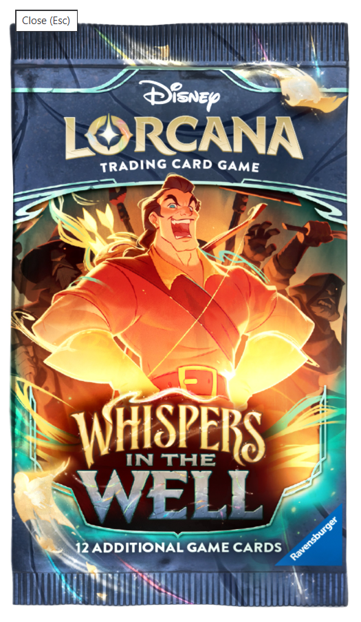 Lorcana TCG: Whispers in the Well Booster Pack