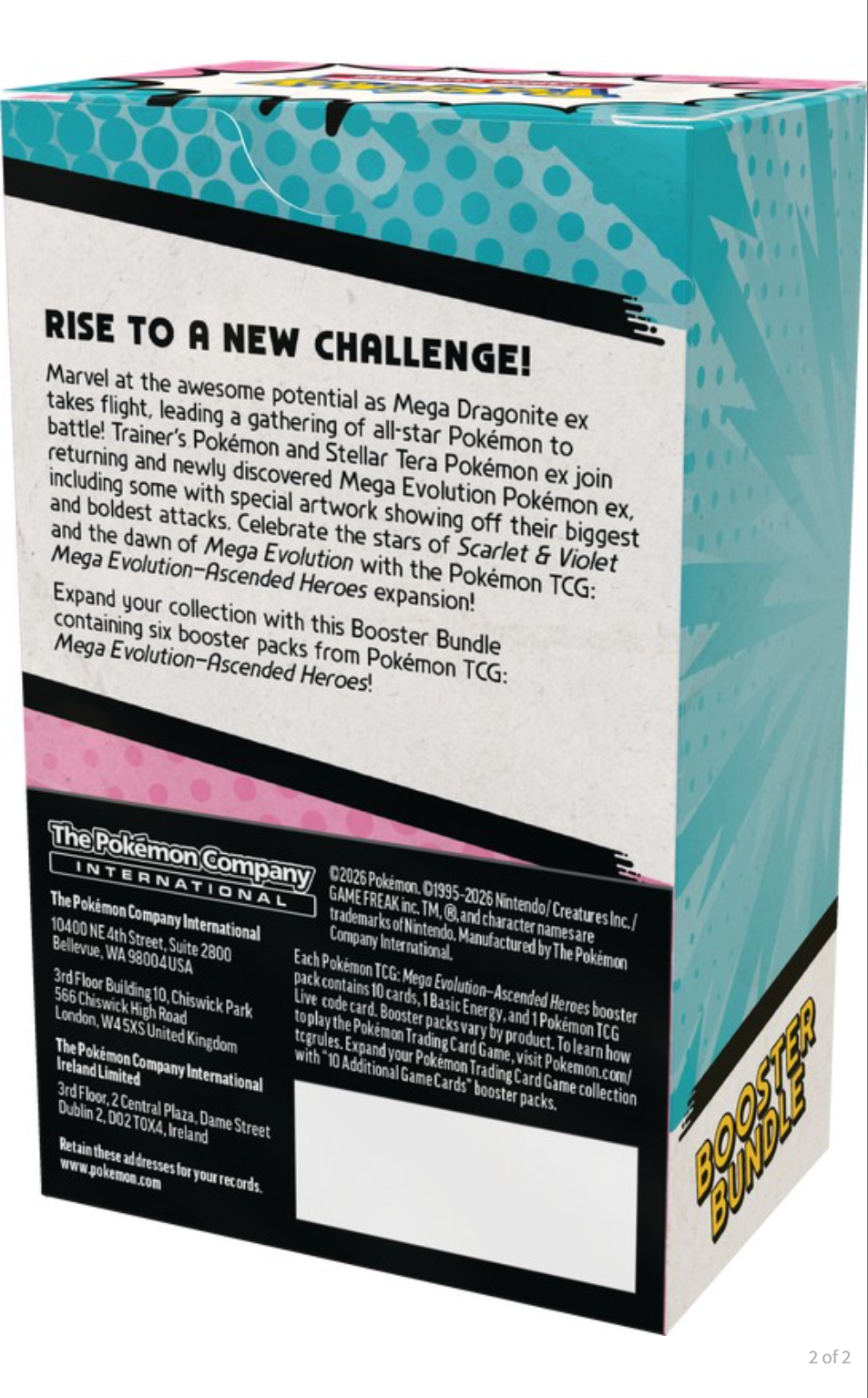 Pokemon Mega Evolutions 2.5 Ascended Heroes Booster Bundle